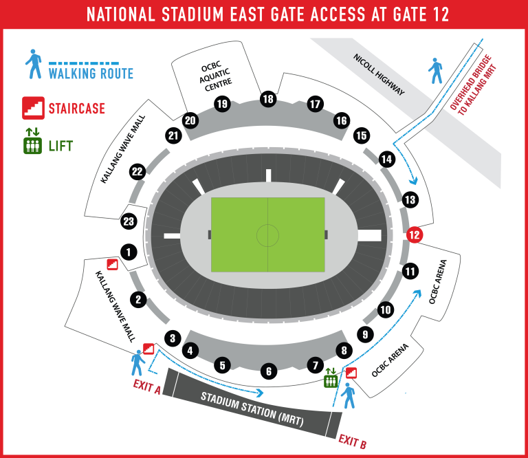 National Stadium Viewing Map